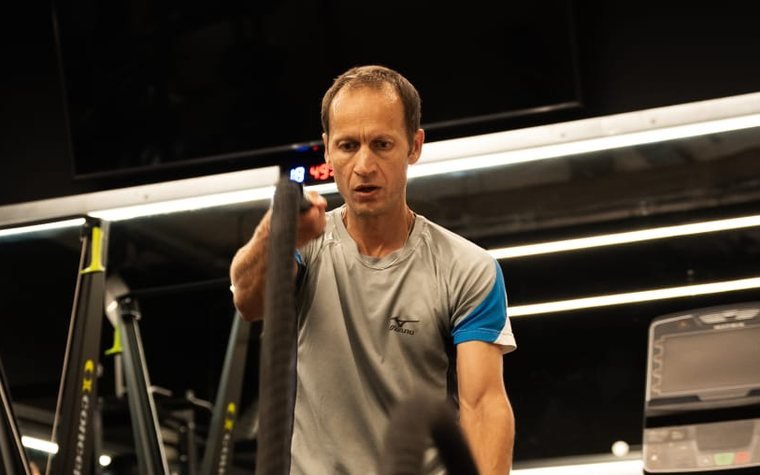 David training at Solo60